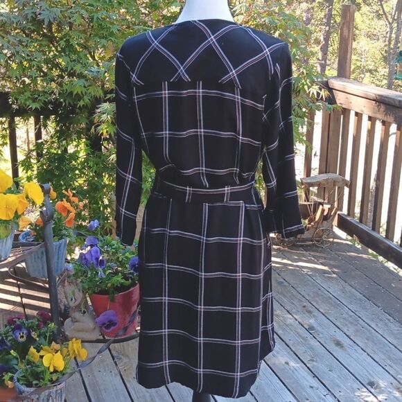 A New Day Black Plaid Dress - Picture 6 of 11